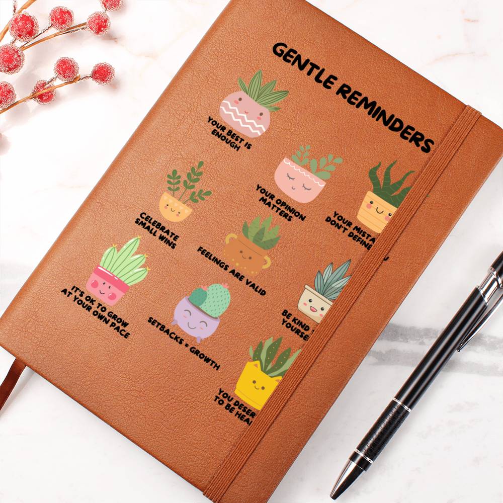 Gentle Reminders Journal Mental Health Journal Positive Affirmations Hardcover Notebook