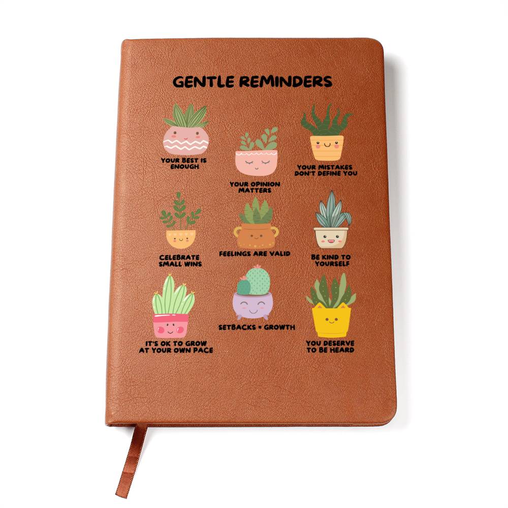 Gentle Reminders Journal Mental Health Journal Positive Affirmations Hardcover Notebook