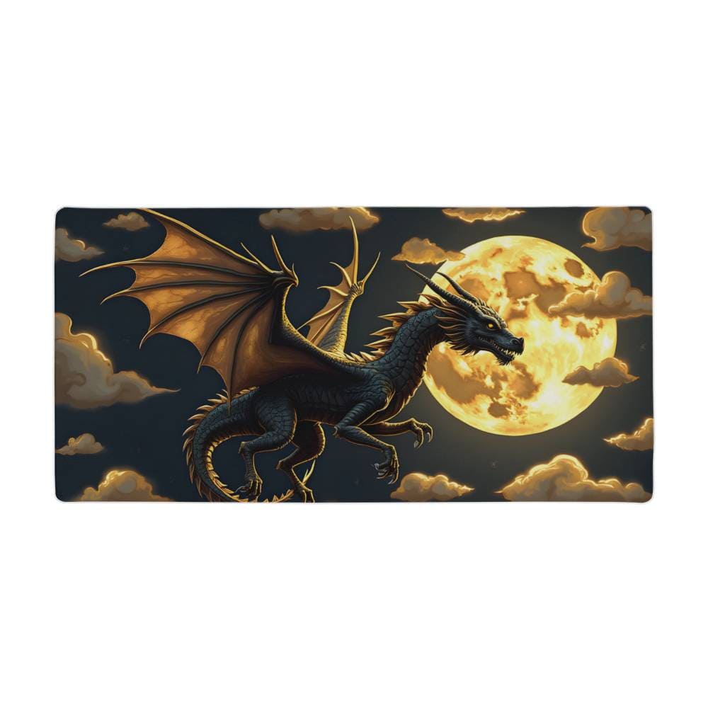 Dragon Design Desk Mat Gaming Mouse Pad Large Mousepad, Dragon Desk decor, Dragon Decor Keyboard Mouse Mat Desk Pad for Work Game Office Home XL