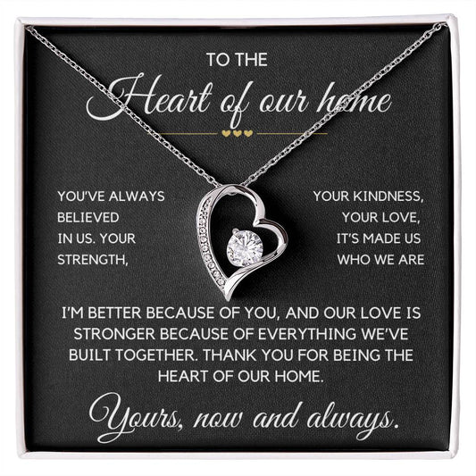 Wife- Forever Love Necklace-Heart of our home