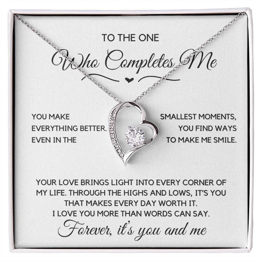 Wife- Forever Love Necklace-You make Everything better