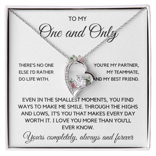 One and Only- Forever Love Necklace