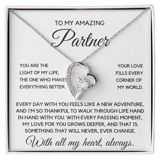 Partner- Forever Love Necklace-Light of My life