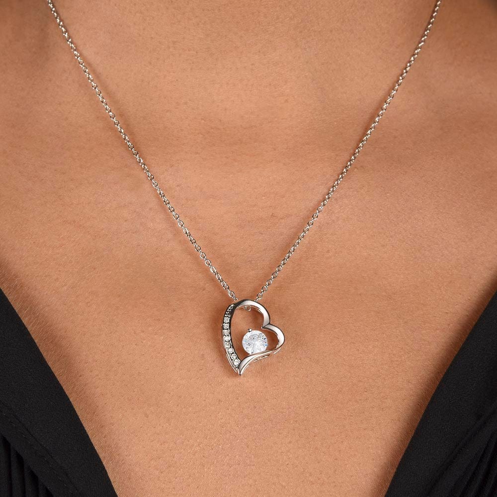 To my Wife- Loving You never gets Old - Forever love necklace