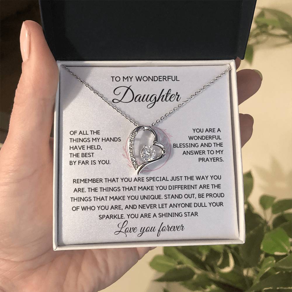 To my Daughter - You are the best Necklace