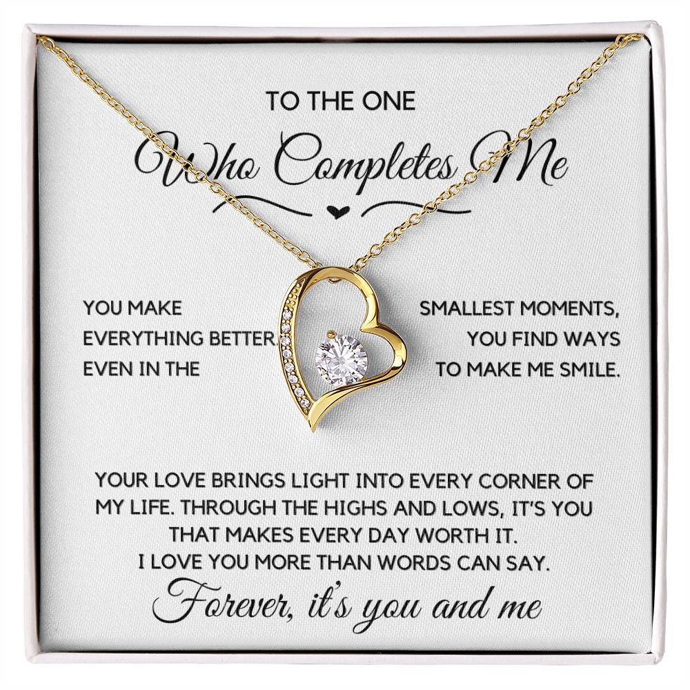 Wife- Forever Love Necklace-You make Everything better