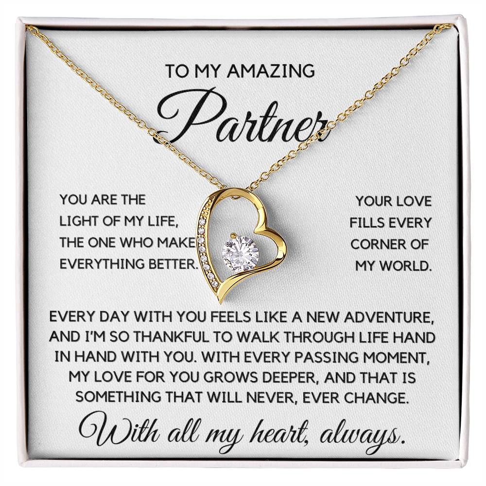 Partner- Forever Love Necklace-Light of My life