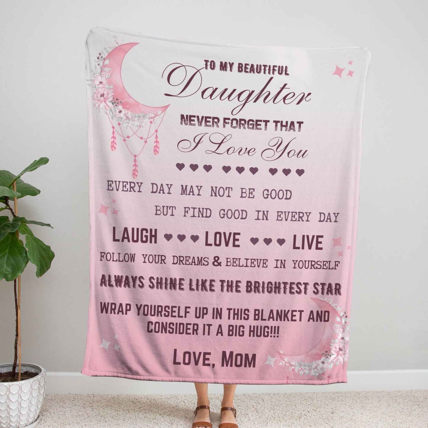 Brightest Star- Mom to Daughter Blanket