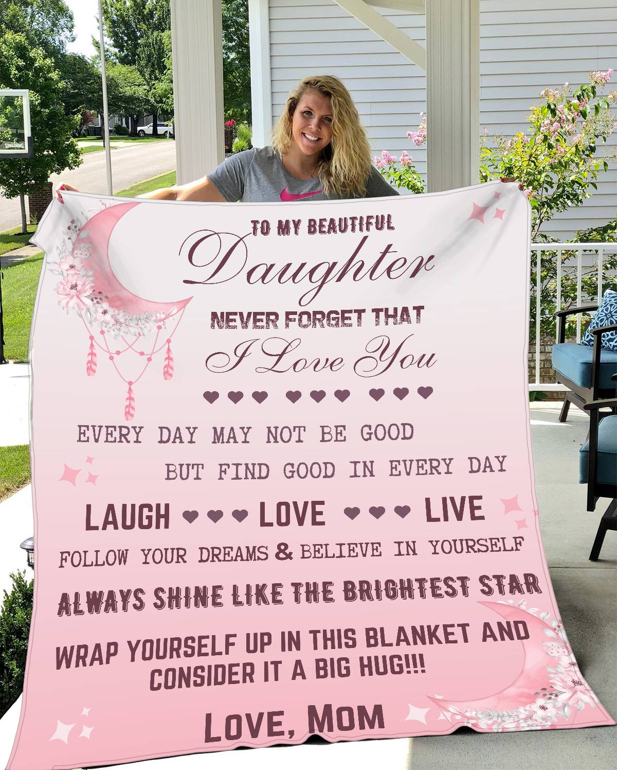 Brightest Star- Mom to Daughter Blanket