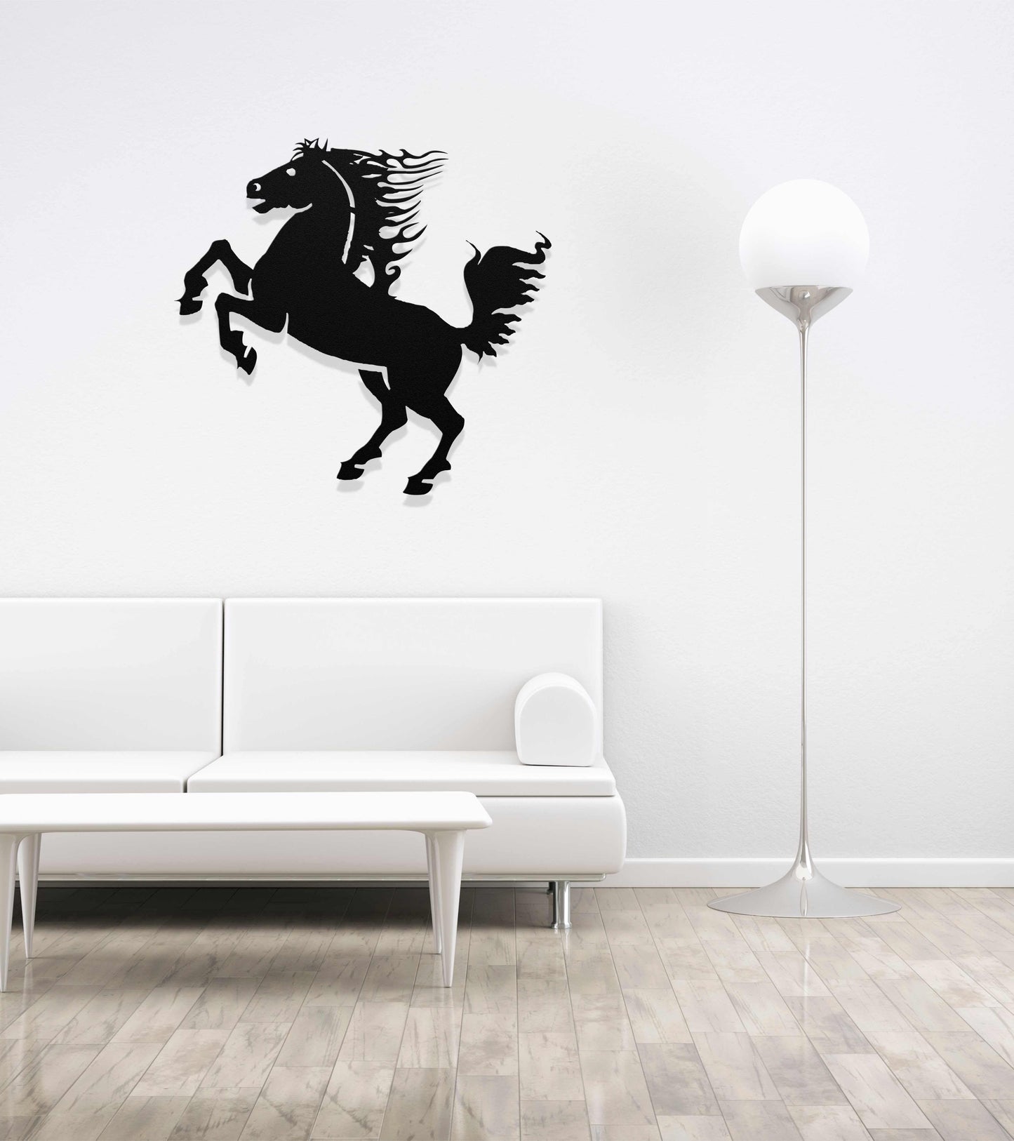 Wild Mustang Decorative Metal Wall Art