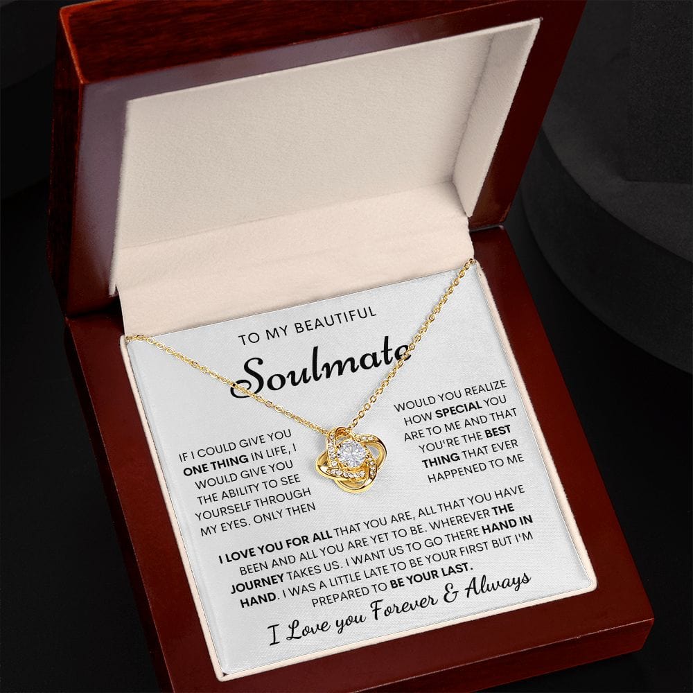 Beautiful Soulmate Necklace- Loveknot