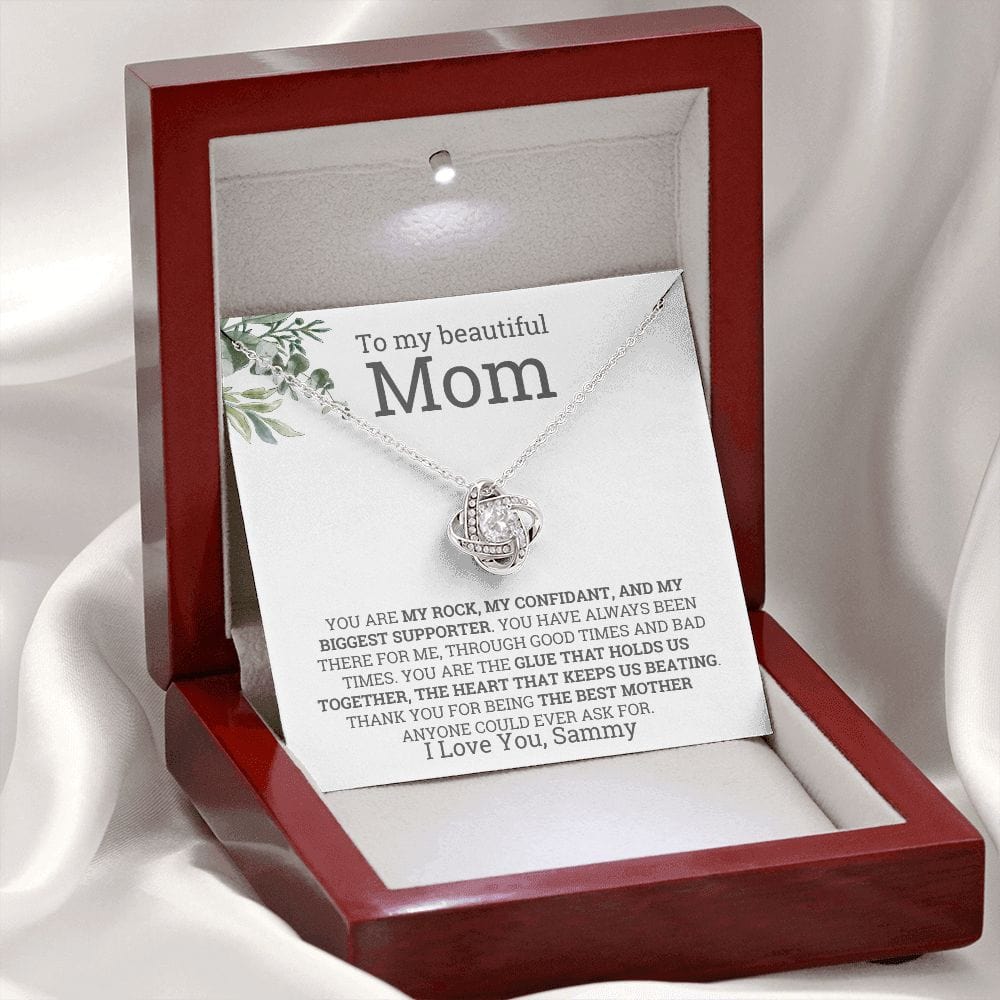 The Best Part - to My Son (from Mom) - Mom to Son Gift - Christmas Gifts, Birthday Present, Graduation, Valentine's Day Stainless Steel / Standard Box