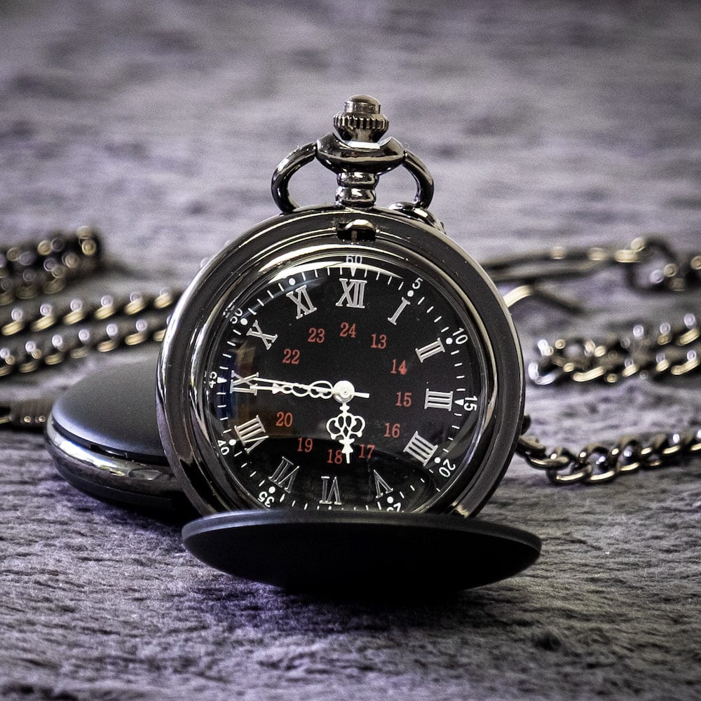 Boyfriend Birthday Gift Pocket Watch, Anniversary Gift, Long distance gift, Deployment gift